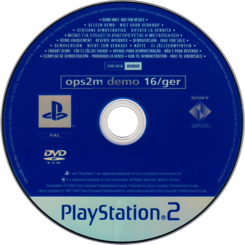 OPM2 Demo-DVD 03/2002 Image 2