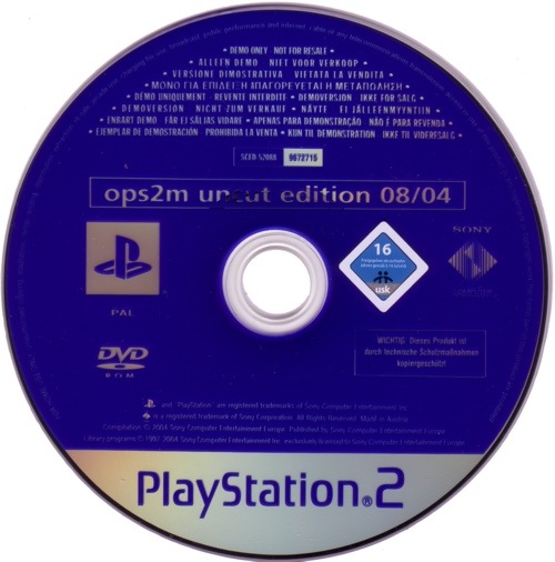 OPS2M Uncut Edition 08/04 Image 3