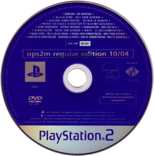 OPS2M Regular Edition 10/04 Image 3