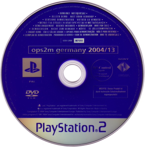 OPS2M Germany 2004/13 Image 3