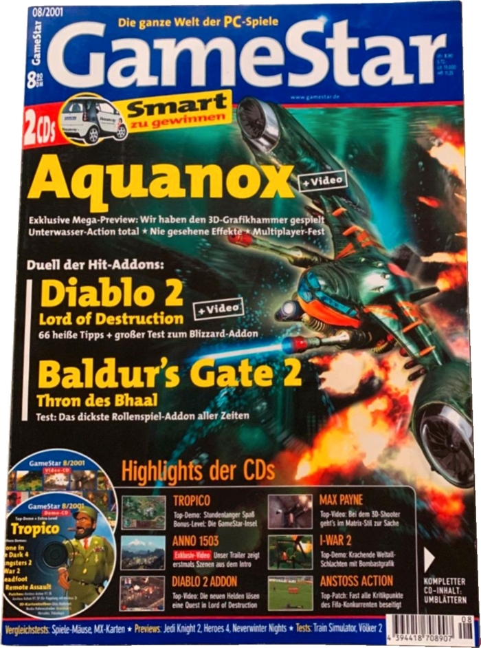Front of magazine