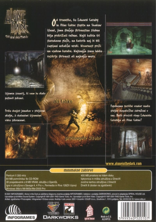 Back of Slovenian language side