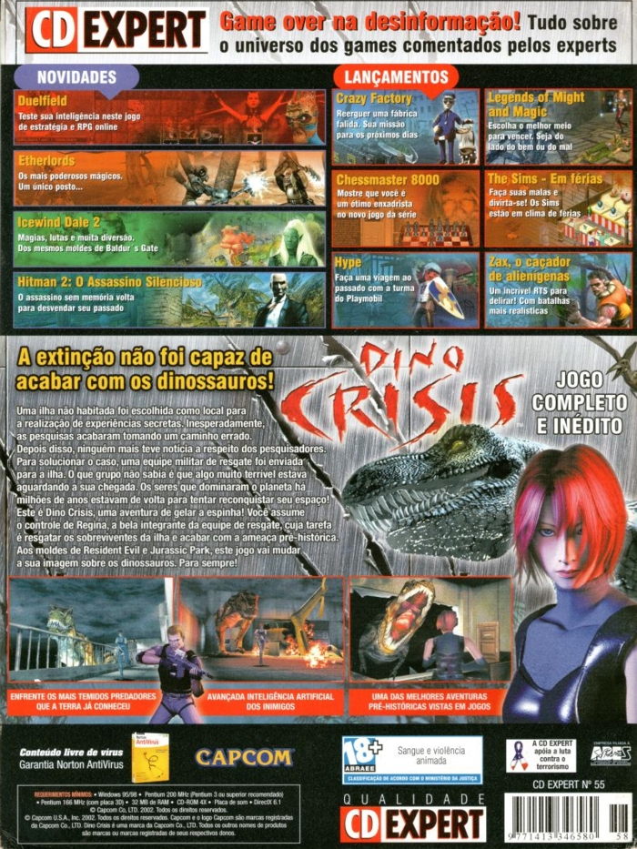 Back of magazine