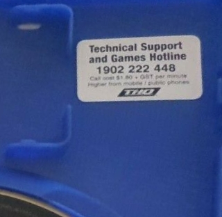 THQ sticker inside case