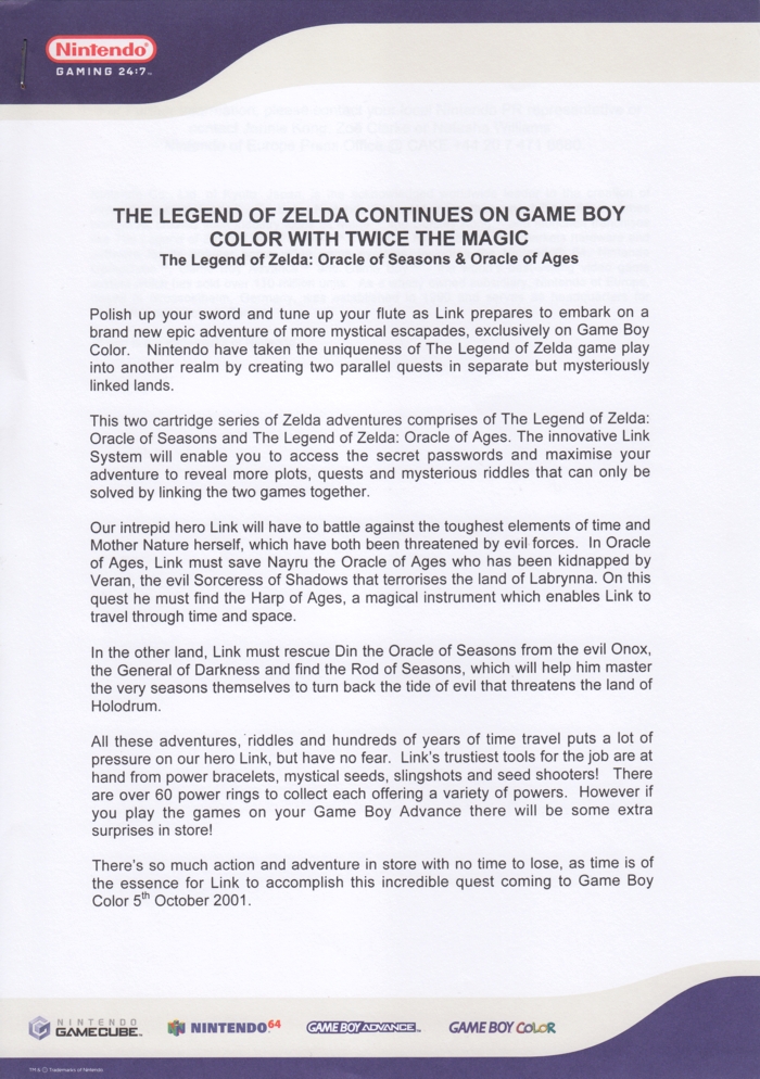 Gaming 24:7 press release 8, page 1/2