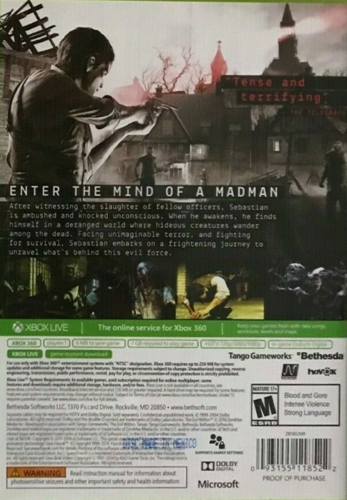 Back of case