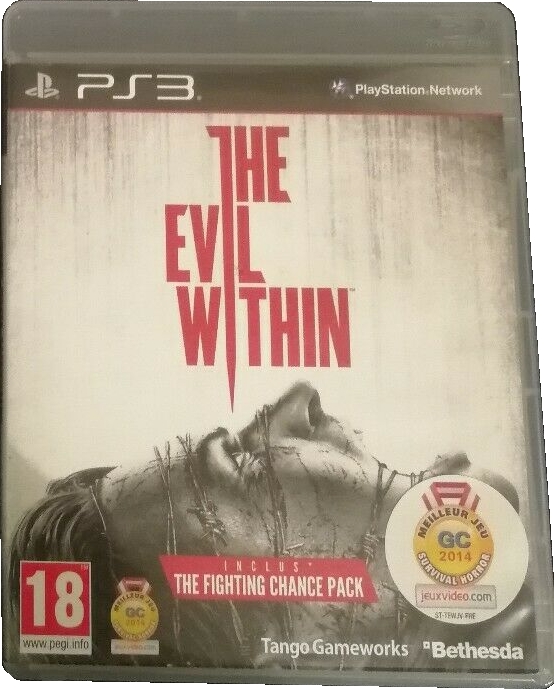 Front of game case with sticker