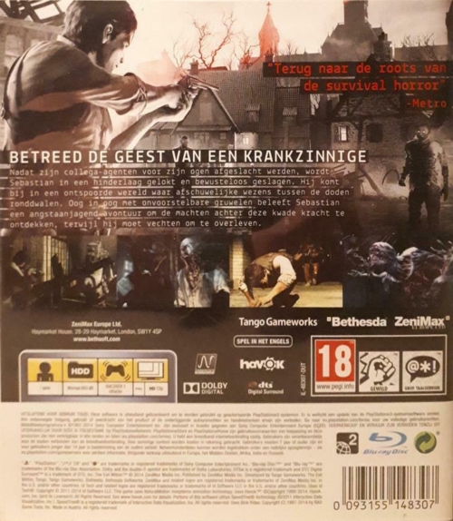 Back of game case