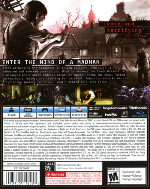 Back of case