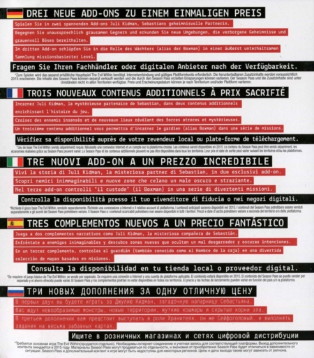 Back of advertisement