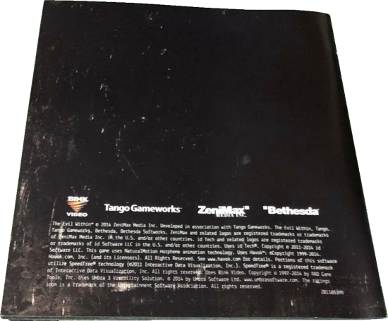 Back of manual Back of manual