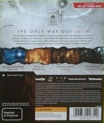 Back of game