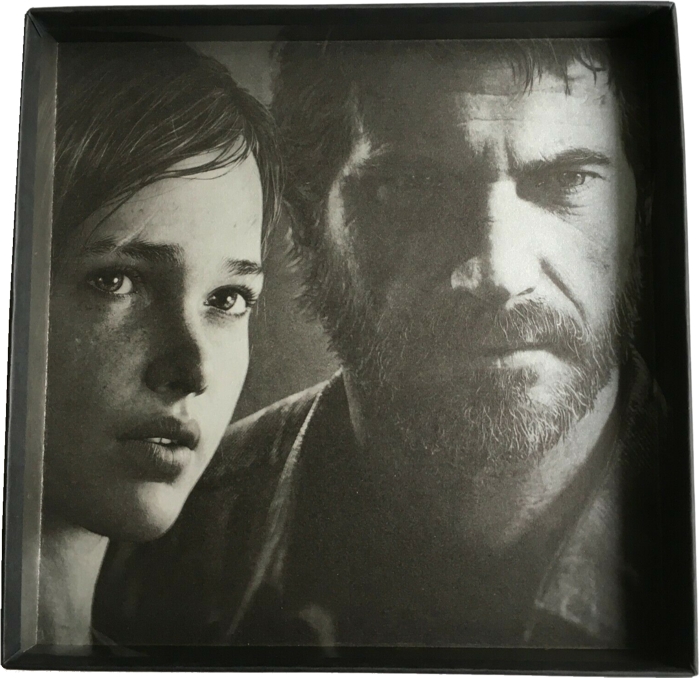 Inside lid of box