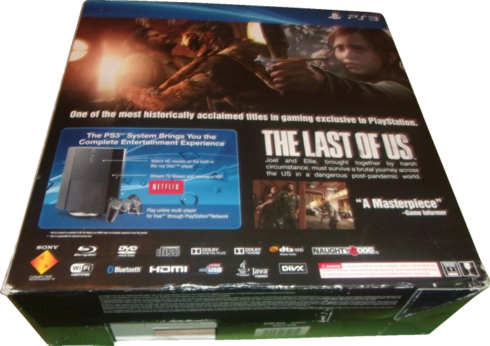 Back of outer box