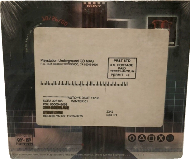 Front with address label (censored name)