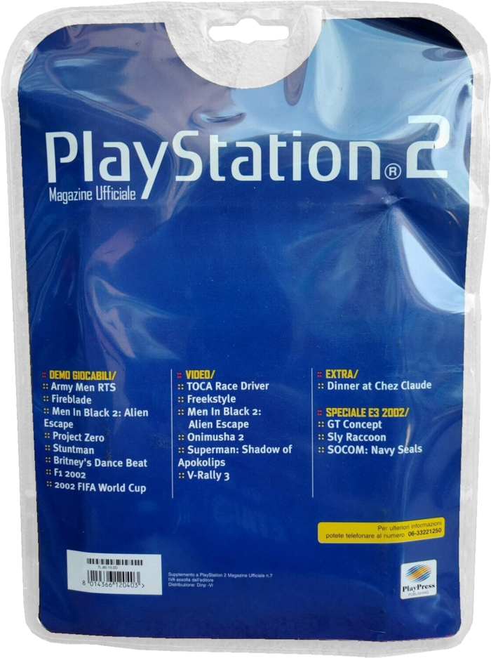 Back of package