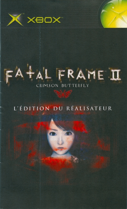 Front of French manual