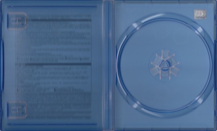 Inside case with holographic sticker