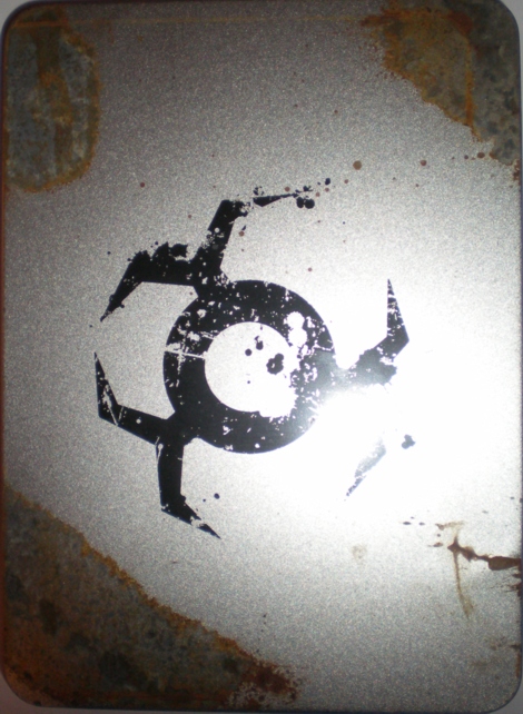 Front of metal box