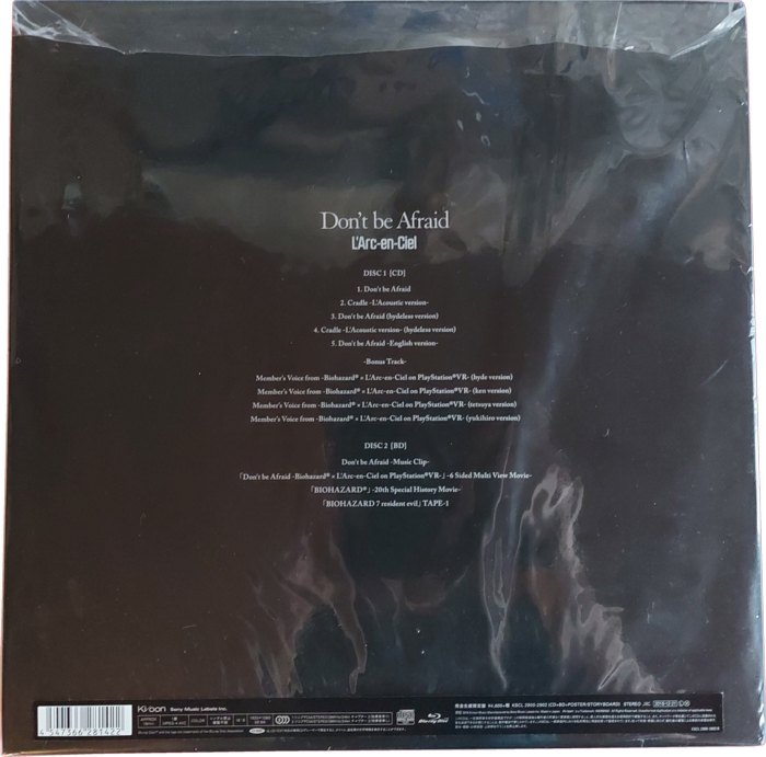 Back in plastic sleeve with sticker