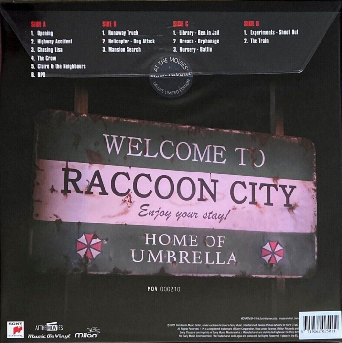 Back in plastic sleeve with sealing and barcode stickers and number MOV 000210 Back in plastic sleeve with sealing and barcode stickers and number MOV 000210