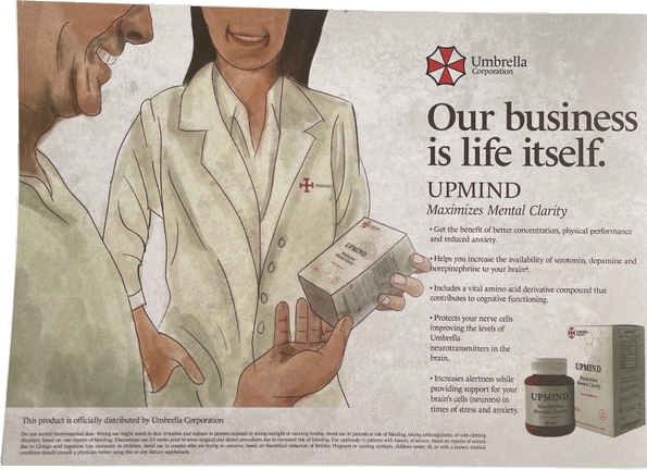 Umbrella Corporation insert Umbrella Corporation insert