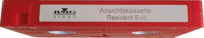 Label on side of tape