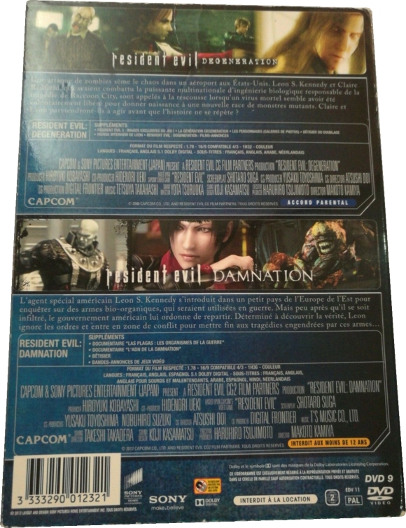 Back of slipcover