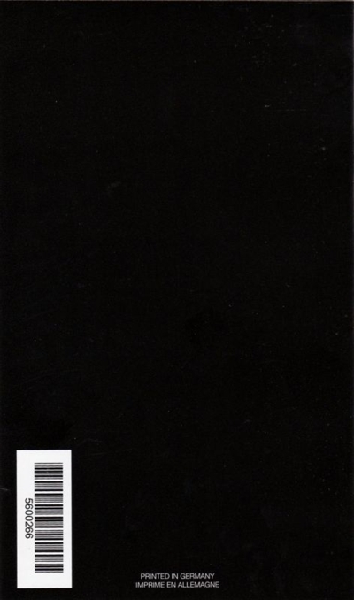 Back of precautions booklet