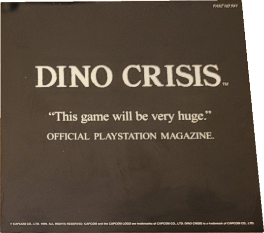 Back of advertisement