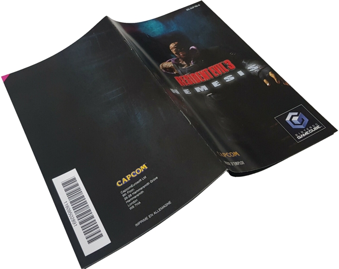 Back of manual