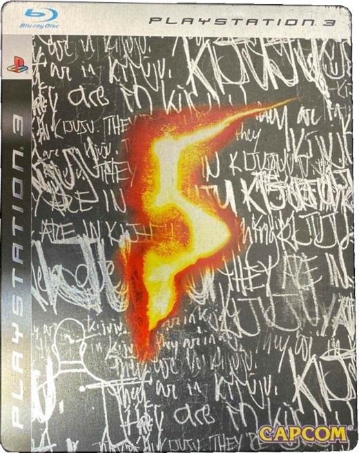 Front of metal case