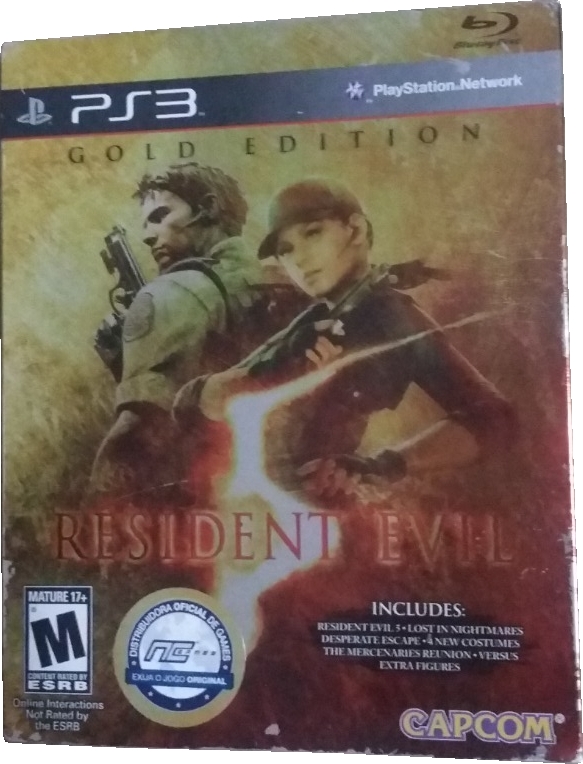 Front of slipcover with NC Games sticker