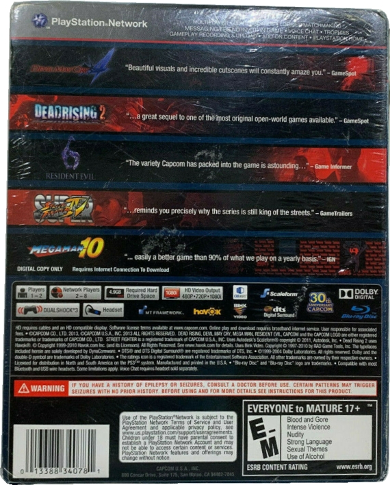 Back of slipcase
