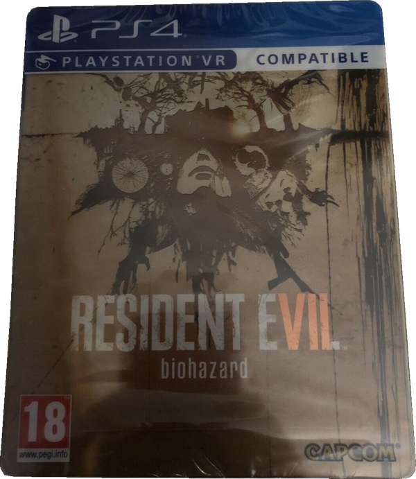 Front of steelbook inside plastic slipcover