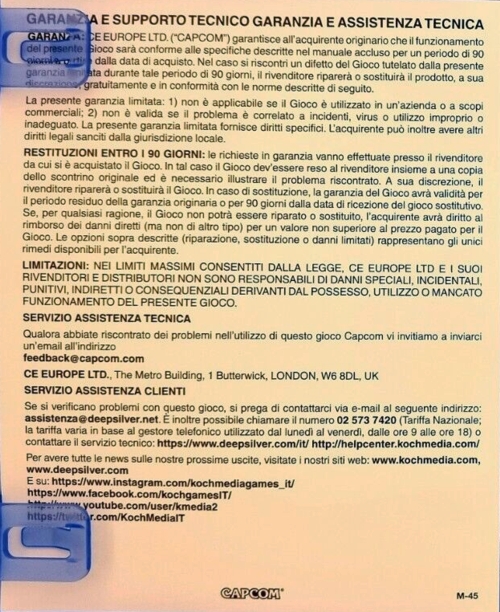 Warranty sheet Warranty sheet