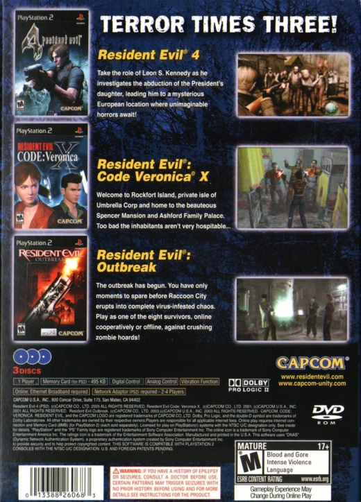 Back of slipcase
