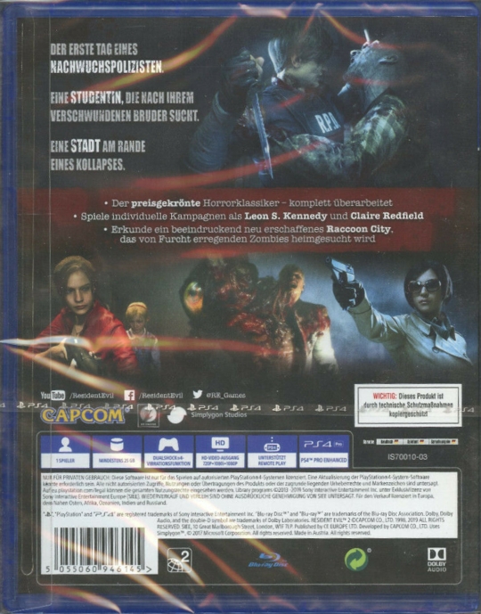 Back cover inside lenticular case
