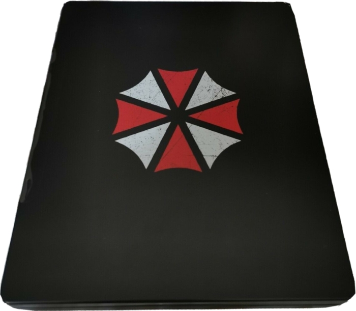 Back of metal case