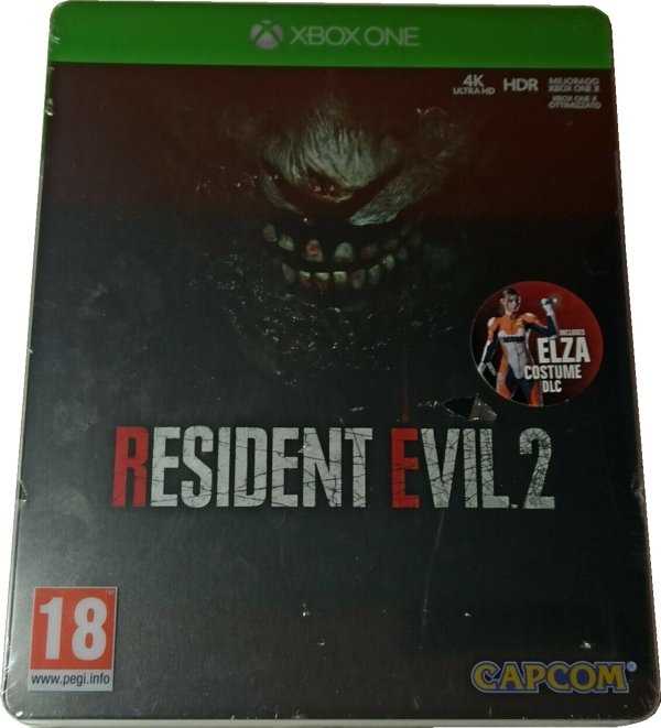 Front of slipcase with sticker