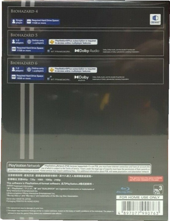 Back of sealed box