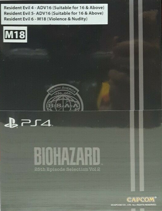 Front of sealed box with stickers