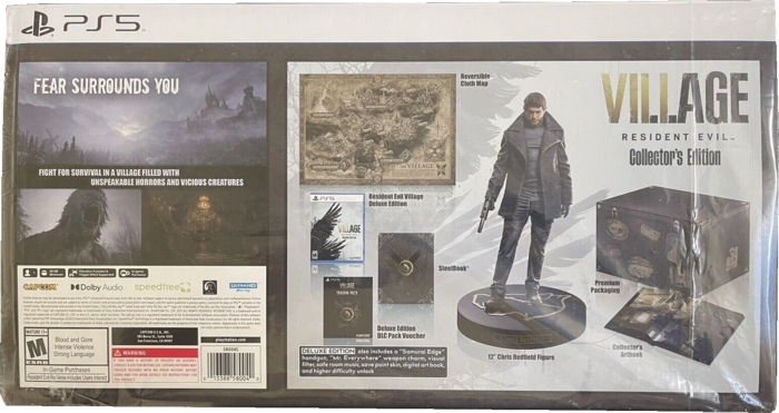 Back of slipcover on box