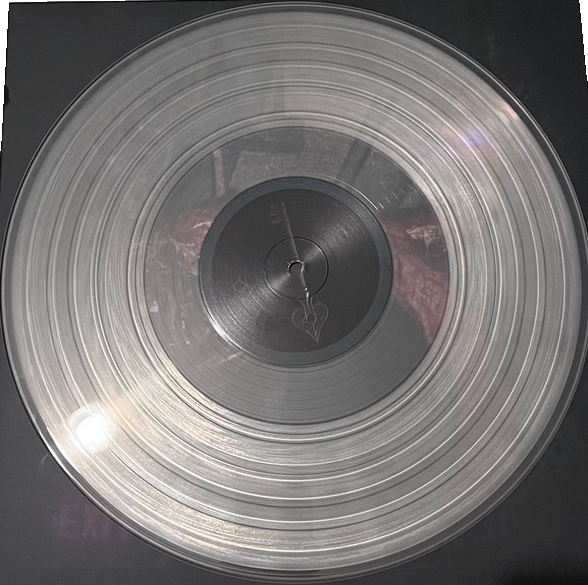 Vinyl side B on sleeve