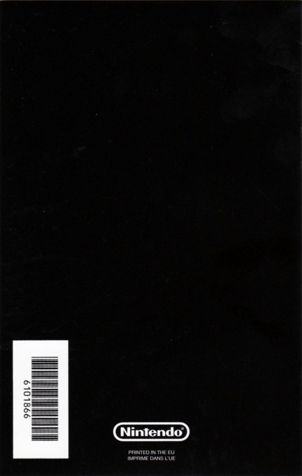 Back of precautions booklet