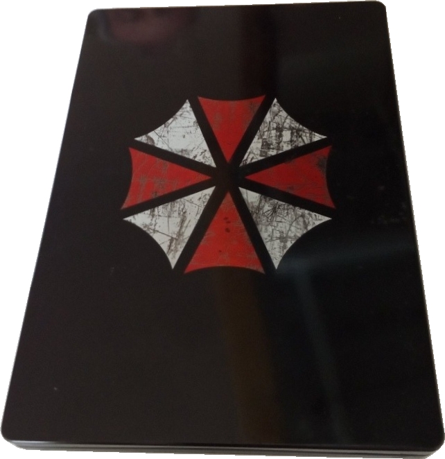 Back of metal case