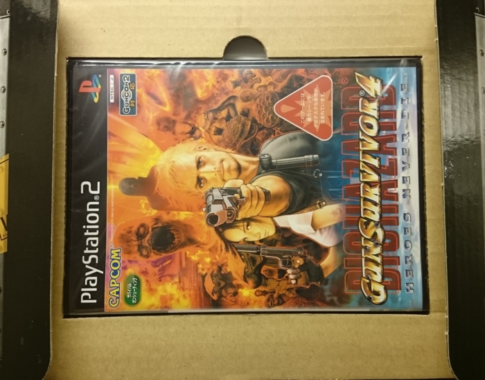 Game inside frame in opened box