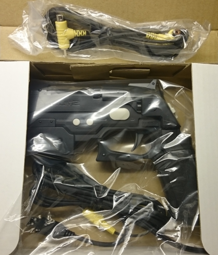 GunCon 2 with attached wire, and second wire