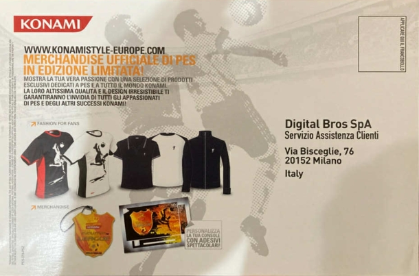 Front of registration card