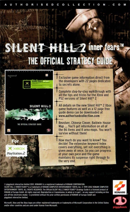 Back of advertisement